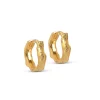 Dame Enamel Copenhagen Accessories|Smykker>Hoops Everly Gold-Plated