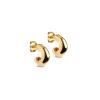 Dame Enamel Copenhagen Accessories|Smykker>Hoops Gianna Small Gold-Plated