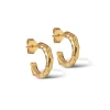 Dame Enamel Copenhagen Accessories|Smykker>Hoops Hali Small Gold-Plated