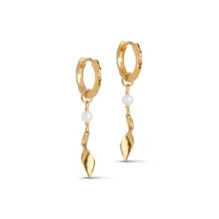 Dame Enamel Copenhagen Accessories|Smykker>Hoops May Gold-Plated