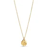 Dame Enamel Copenhagen Accessories|Smykker>Necklace Organic Clover Gold-Plated