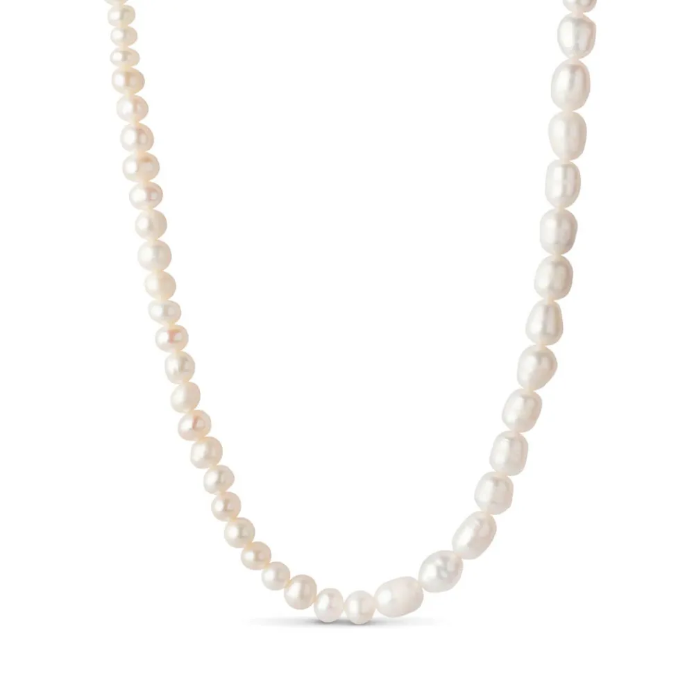 Dame Enamel Copenhagen Accessories|Smykker>Necklace Pearlie Gold-Plated
