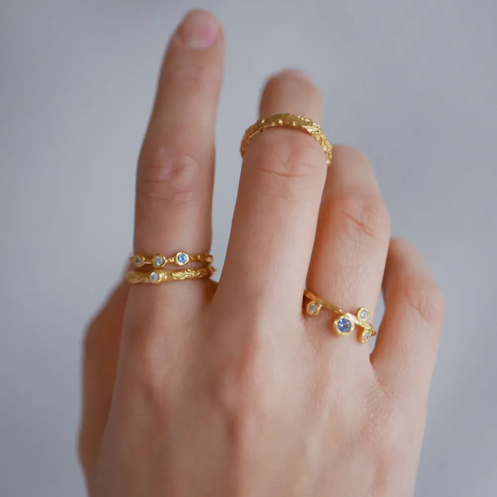 Dame Enamel Copenhagen Accessories|Smykker>Ring Gaia Gold-Plated
