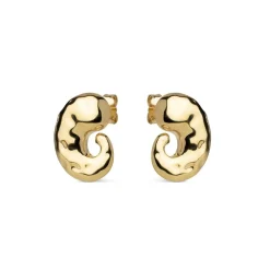 Dame Enamel Copenhagen Accessories|Smykker>Studs Carya Gold-Plated