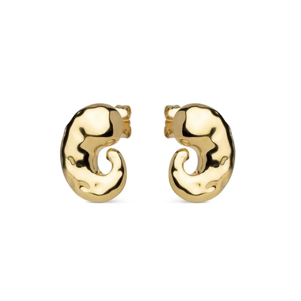 Dame Enamel Copenhagen Accessories|Smykker>Studs Carya Gold-Plated