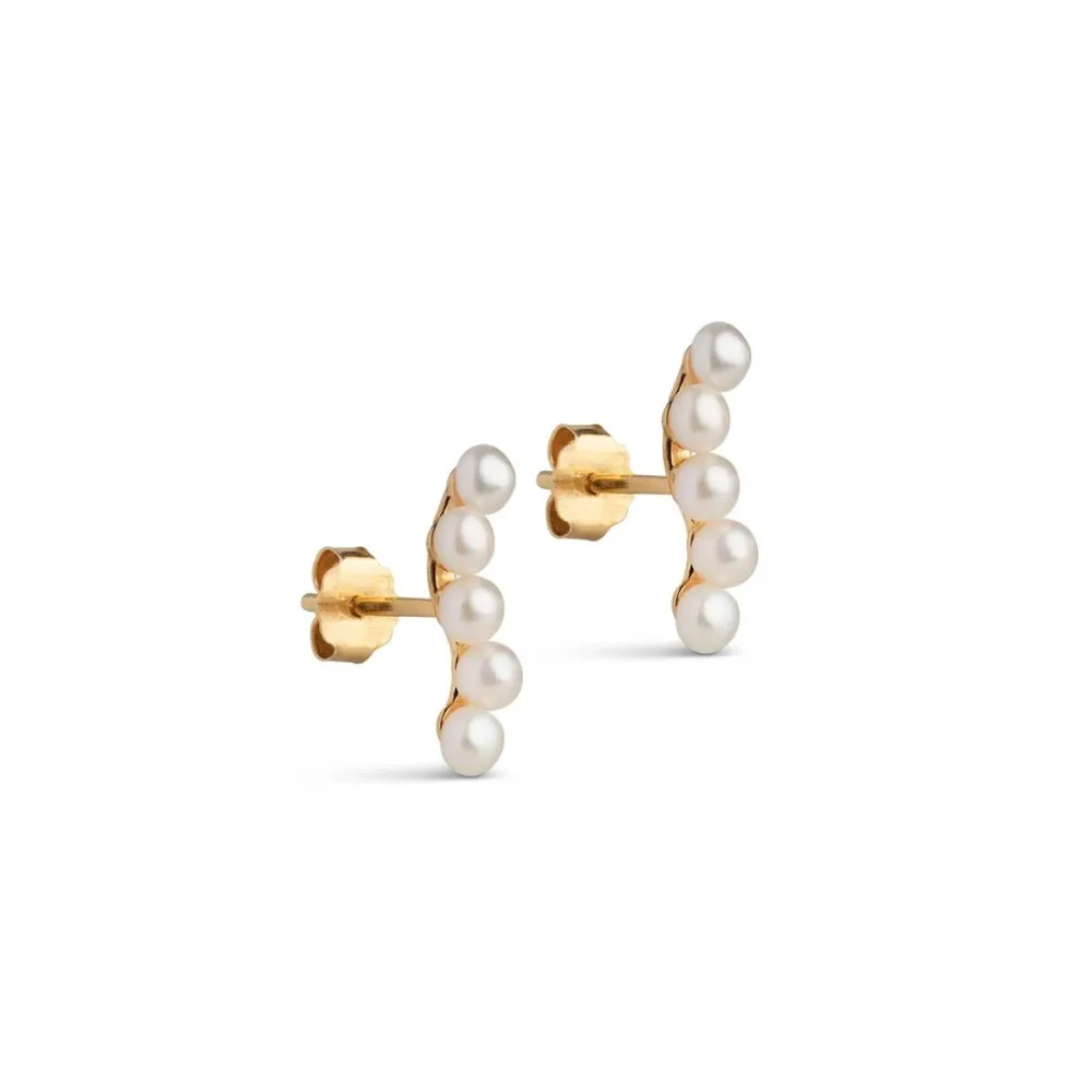 Dame Enamel Copenhagen Accessories|Smykker>Studs Evie Gold-Plated