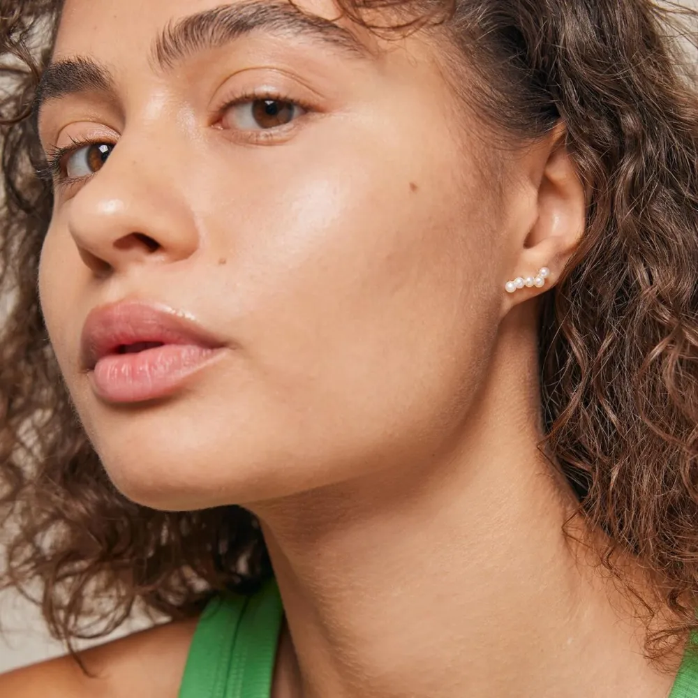 Dame Enamel Copenhagen Accessories|Smykker>Studs Evie Gold-Plated