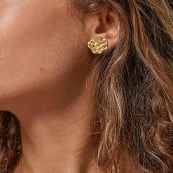Dame Enamel Copenhagen Accessories|Smykker>Studs Windy Gold-Plated