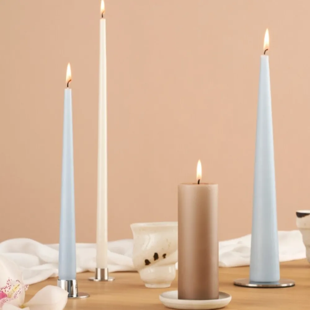 Ester & Erik Adventsstager|Lysestager>Lyseplatte Blank Sølv Lille