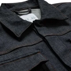 ET AL ORIGINALS Overtøj|Overdele>ET AL Driver Jacket Raw Denim Dark Blue