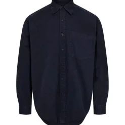 ET AL ORIGINALS Overdele>ET AL Erten Long Sleeve Shirt Navy