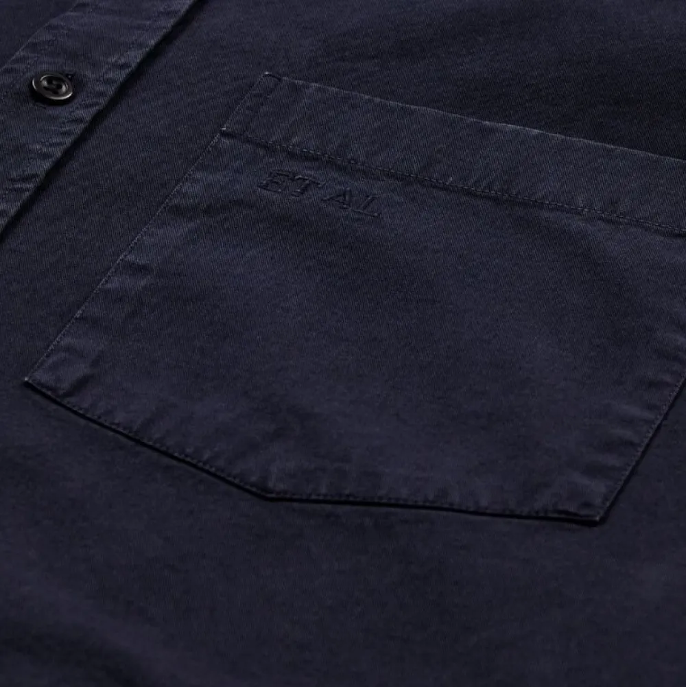 ET AL ORIGINALS Overdele>ET AL Erten Long Sleeve Shirt Navy