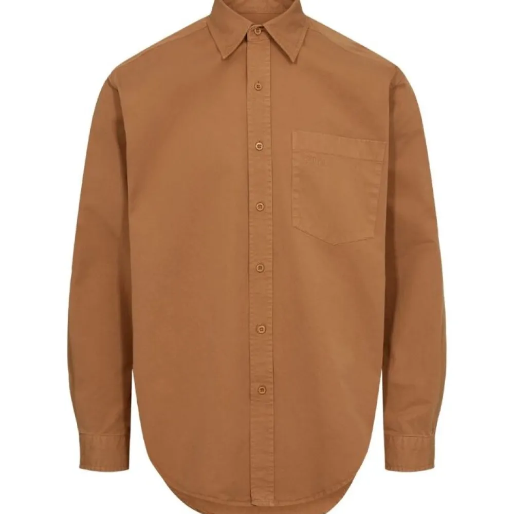 ET AL ORIGINALS Overdele>ET AL Erten Long Sleeve Shirt Mustard