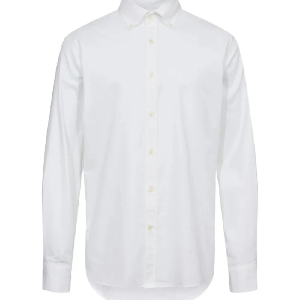 ET AL ORIGINALS Overdele>ET AL Order Picker Oxford Shirt White