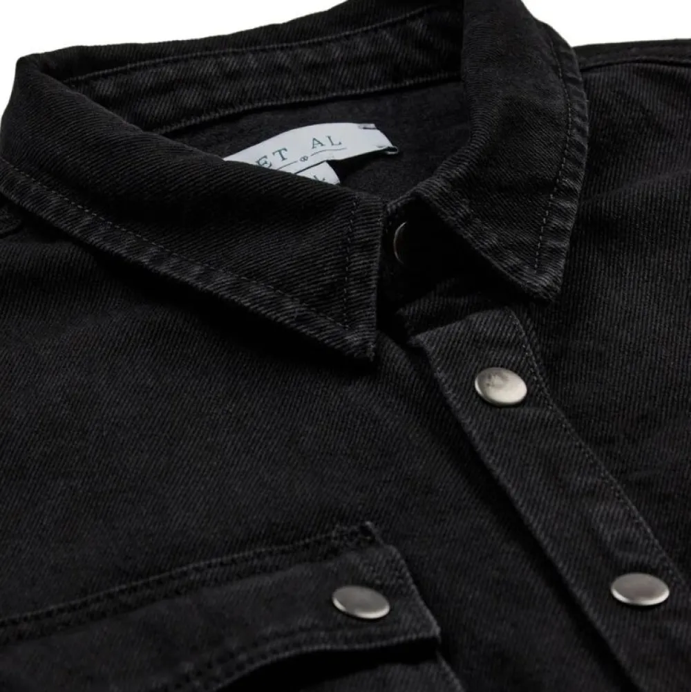 ET AL ORIGINALS Overdele>ET AL Worker Denim Shirt Black