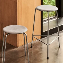 Fritz Hansen Andet Boligtilbehør>3170 Dot Lava Grey Leather