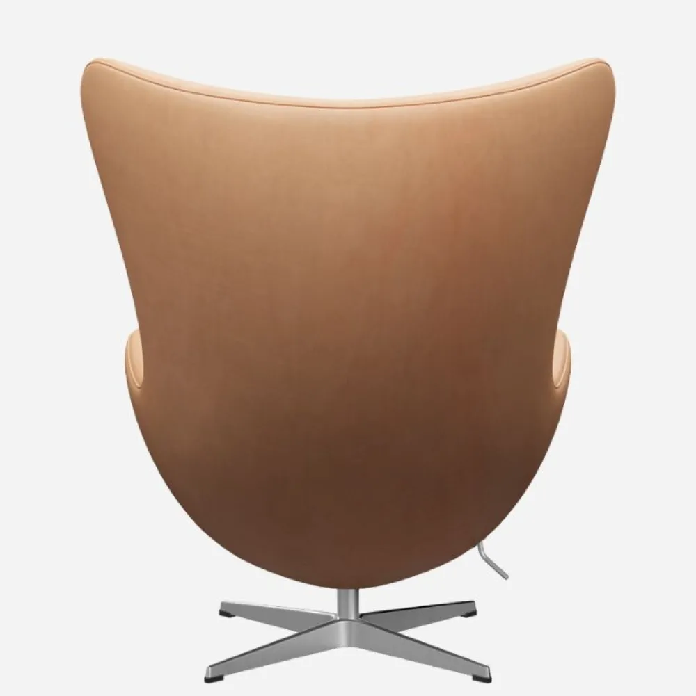 Fritz Hansen Stue|Stole>3316 Ægget Natural Læder