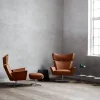 Fritz Hansen Stue|Stole>4210 Oksen Fodskammel Essential Læder