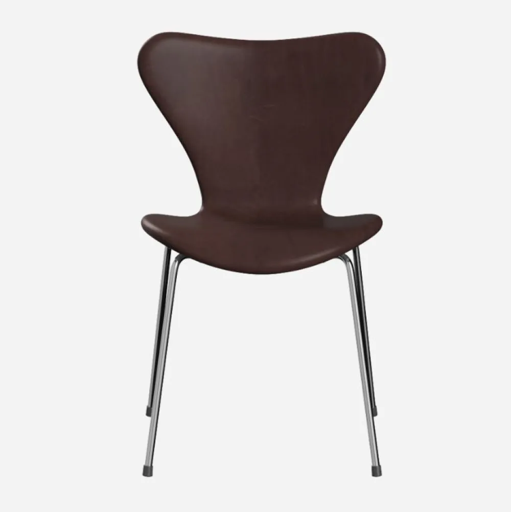 Fritz Hansen Stue|Stole>3107 Serie 7 Fuldpolstret Embrace Læder