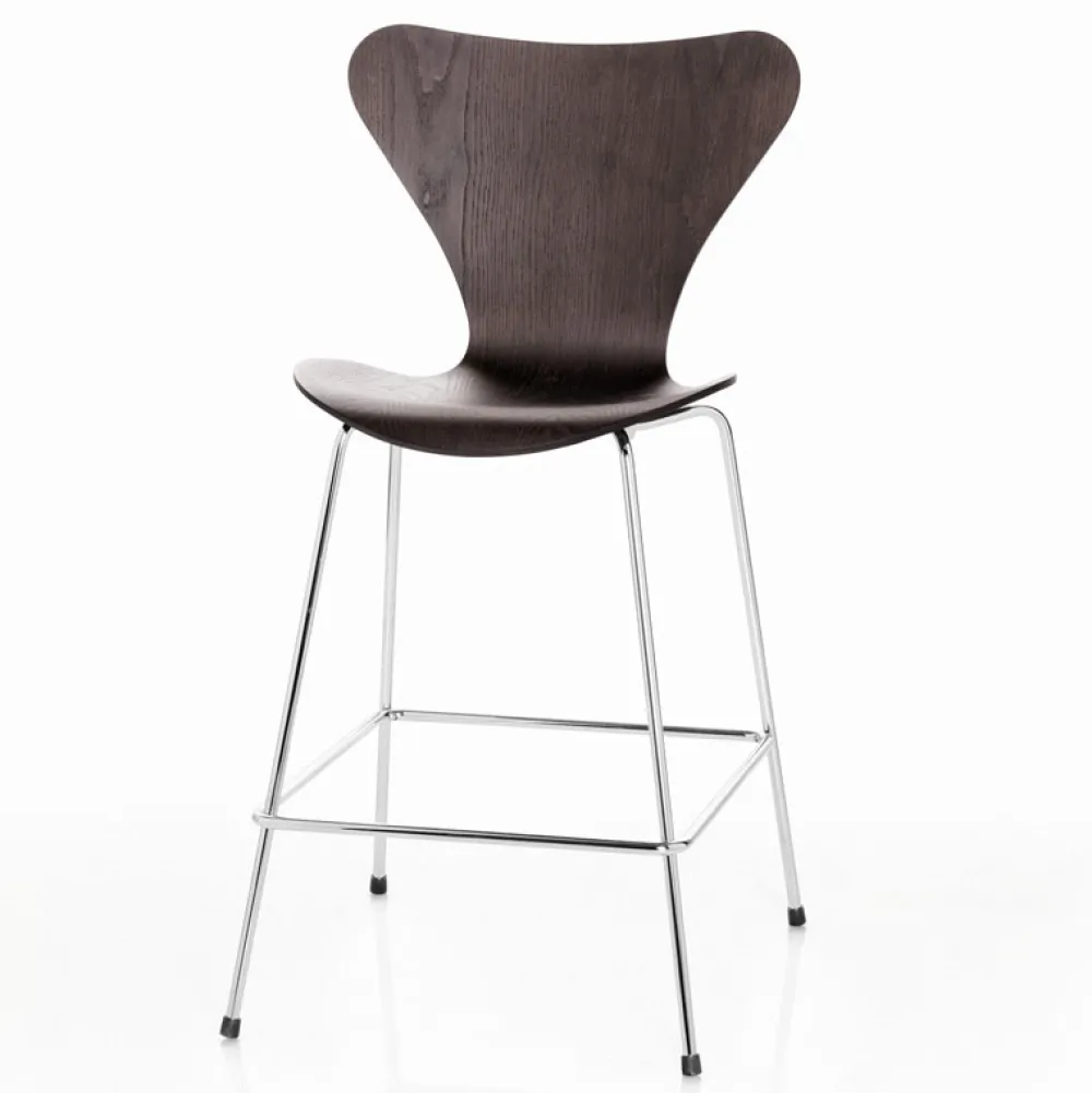 Fritz Hansen Køkken|Stole>3187 Serie 7 Lav Barstol