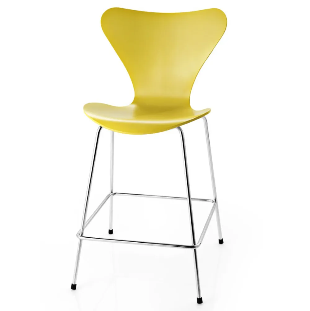 Fritz Hansen Køkken|Stole>3187 Serie 7 Lav Barstol