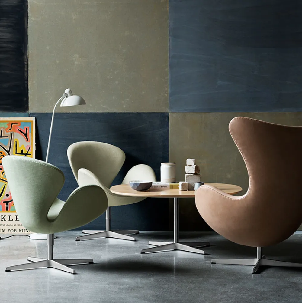 Fritz Hansen Borde>A203 Super-Cirkulær Sofabord