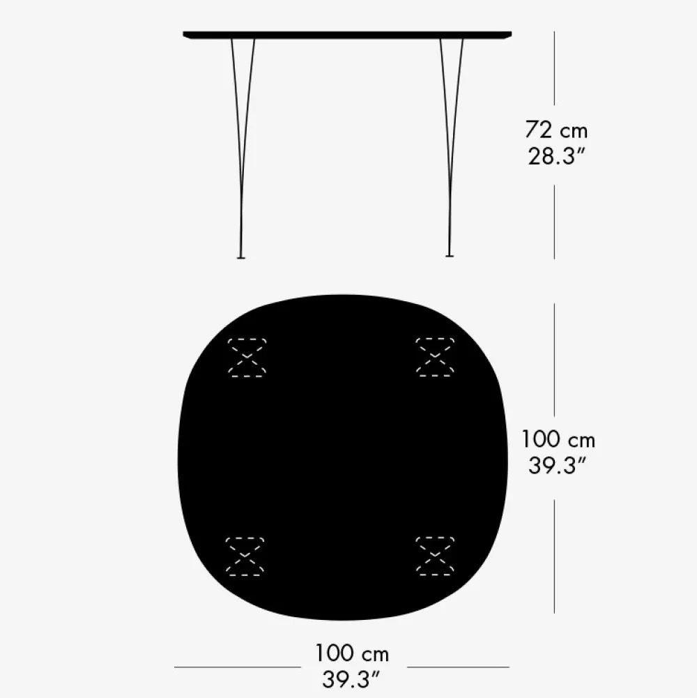 Fritz Hansen Køkken|Borde>B603 Super-Cirkulær Spisebord