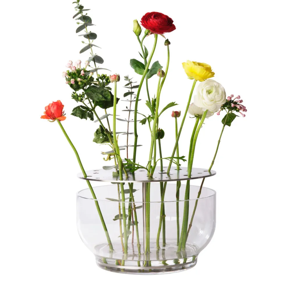 Fritz Hansen Vaser>Ikebana Vase Stainless Steel Large