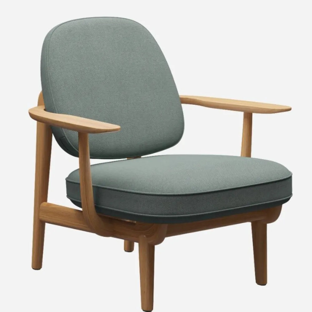 Fritz Hansen Stue|Stole>JH97 Fred Lænestol Re-Wool Stof