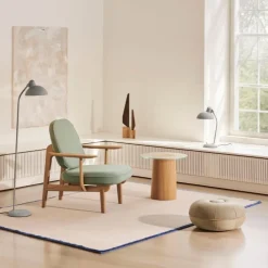 Fritz Hansen Stue|Stole>JH97 Fred Lænestol Re-Wool Stof