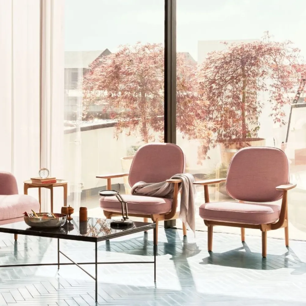 Fritz Hansen Stue|Stole>JH97 Fred Lænestol Re-Wool Stof
