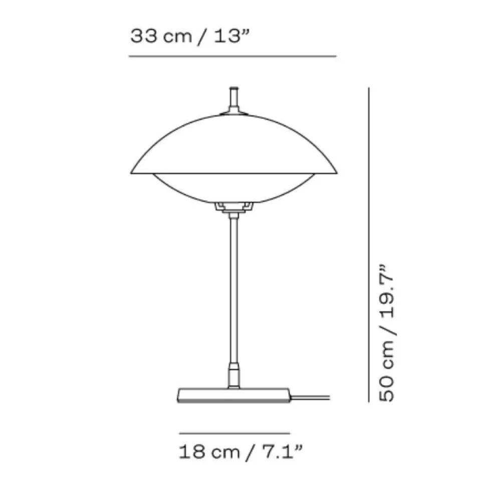 Fritz Hansen Bordlamper|Stue>Musling Bordlampe