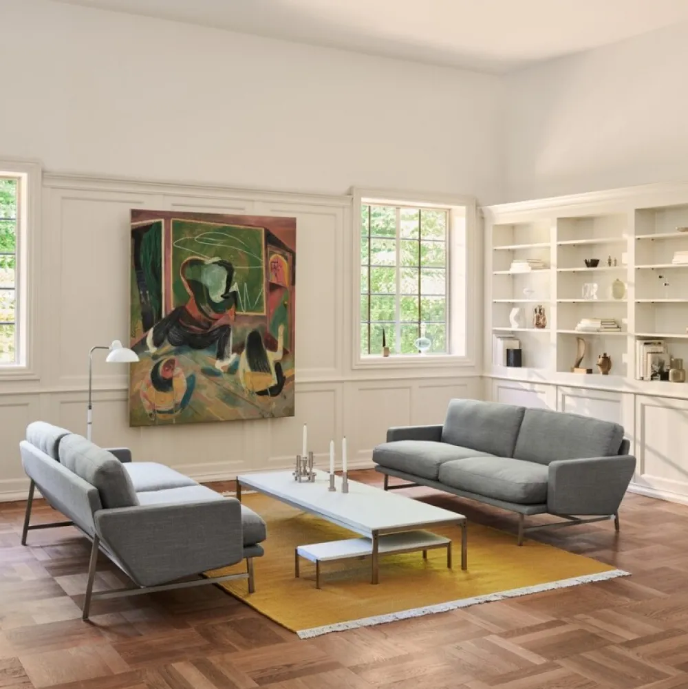 Fritz Hansen Sofaer|Stue>PL112 Lissoni Sofa 2-Pers Stof