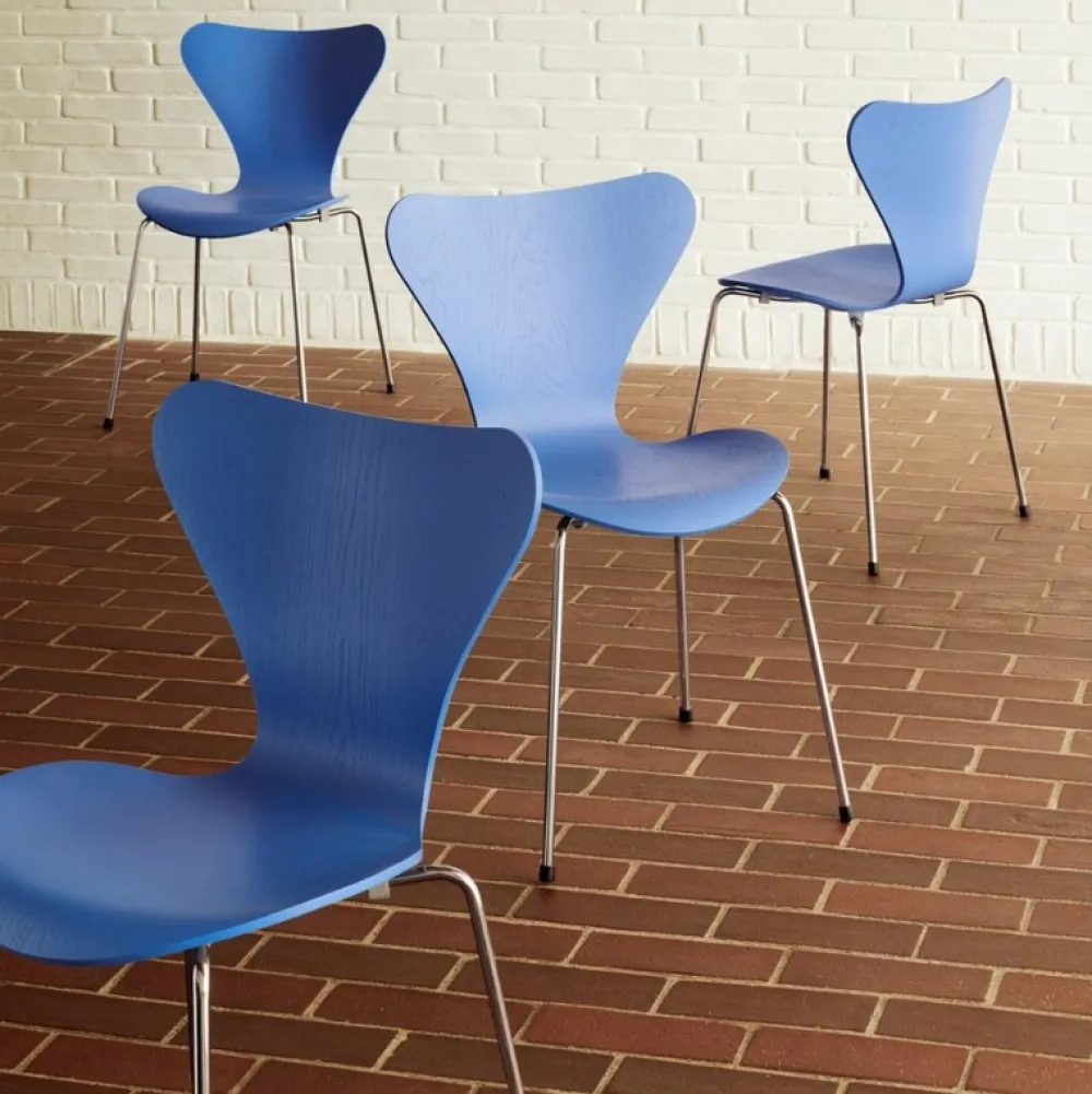 Fritz Hansen Køkken|Stole>Serie 7™ 3107 Farvet Ask