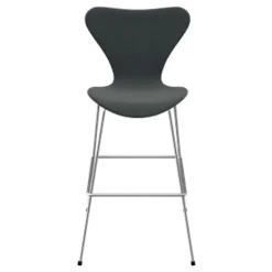 Fritz Hansen Køkken|Stole>Serie 7 Lav Barstol Fuldpolstret Stof