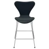Fritz Hansen Køkken|Stole>Serie 7 Lav Barstol Læder