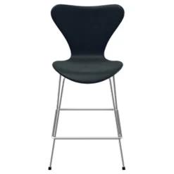 Fritz Hansen Køkken|Stole>Serie 7 Lav Barstol Læder