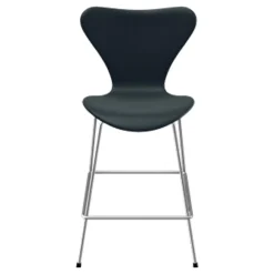 Fritz Hansen Køkken|Stole>Serie 7 Lav Barstol Læder