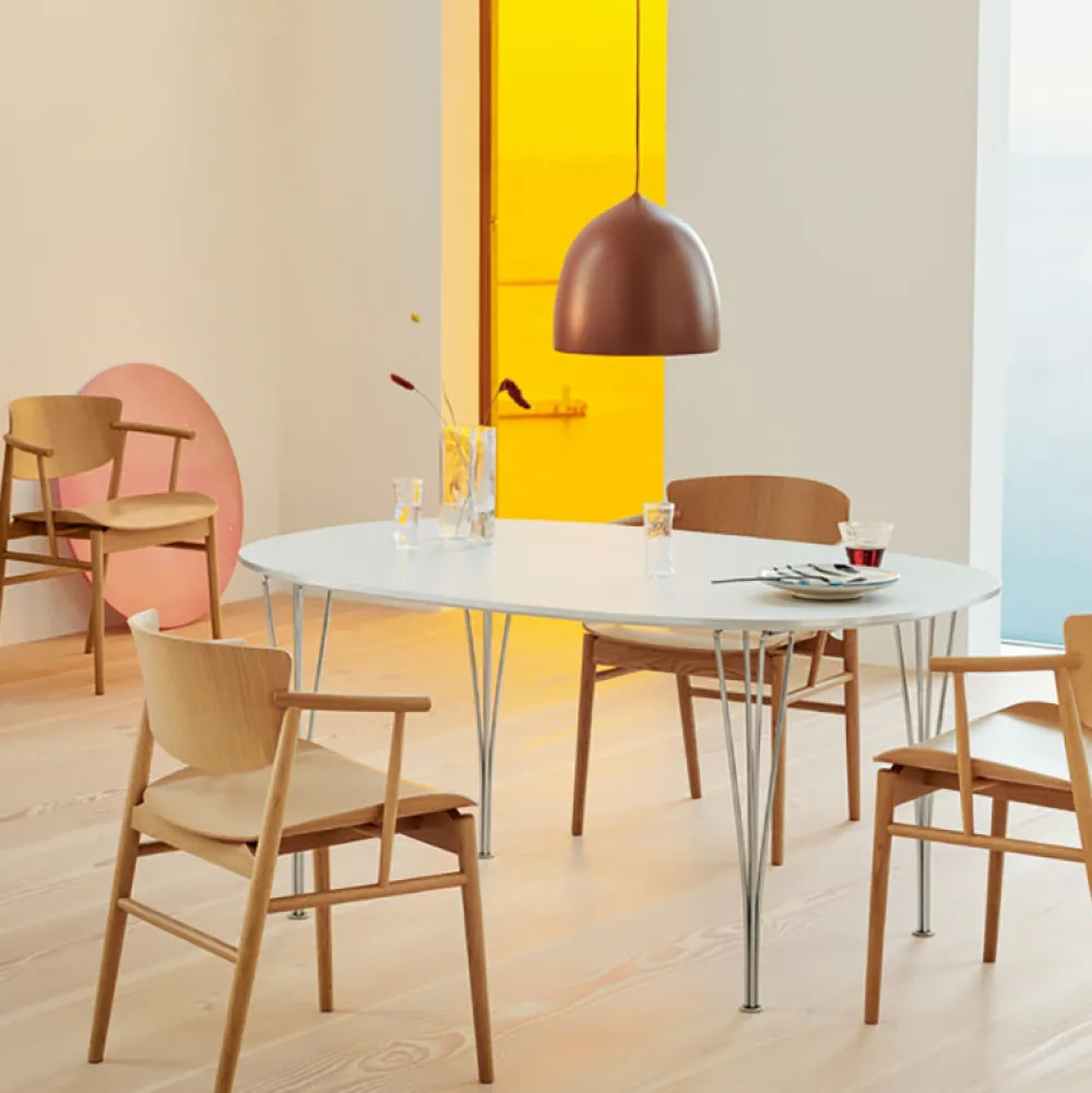 Fritz Hansen Køkken|Borde>Super-Ellipse Bord B617