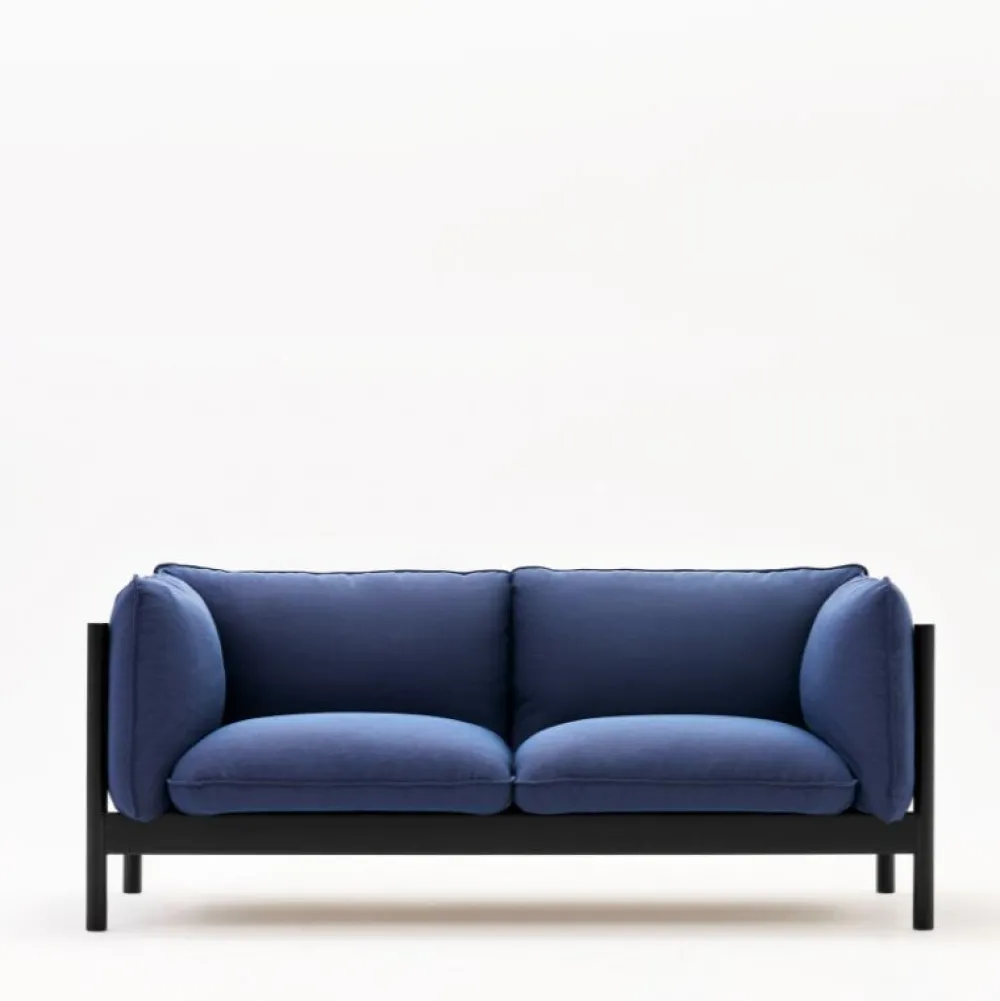 Hay Sofaer|Stue>Arbour 2-Pers. Sofa Sortlakeret & Steelcut Trio 796