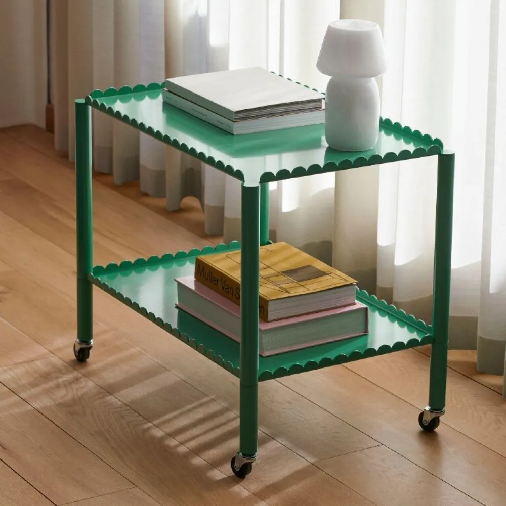 Hay Køkken|Kontor>Arcs Trolley Low Soft Jade