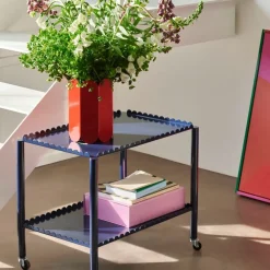 Hay Køkken|Kontor>Arcs Trolley Low Steel Blue