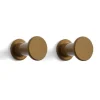 Hay Knager & Greb|Entré>Bolt Hook-Set of 2 Light Brown