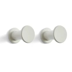 Hay Knager & Greb|Entré>Bolt Hook-Set of 2 Light Grey