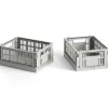 Hay Æsker|Kontor>Colour Crate Mini Set of 2 Light Grey