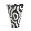 Hay Andet Boligtilbehør|Vaser>Jessica Hans Shadow Vase White/Black