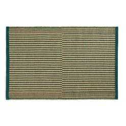 Hay Entré|Tæpper & Måtter>Tapis Mat 60 x 95 Black & Green