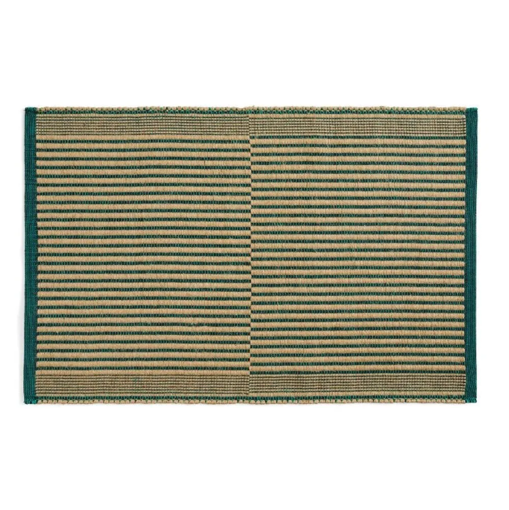 Hay Entré|Tæpper & Måtter>Tapis Mat 60 x 95 Black & Green