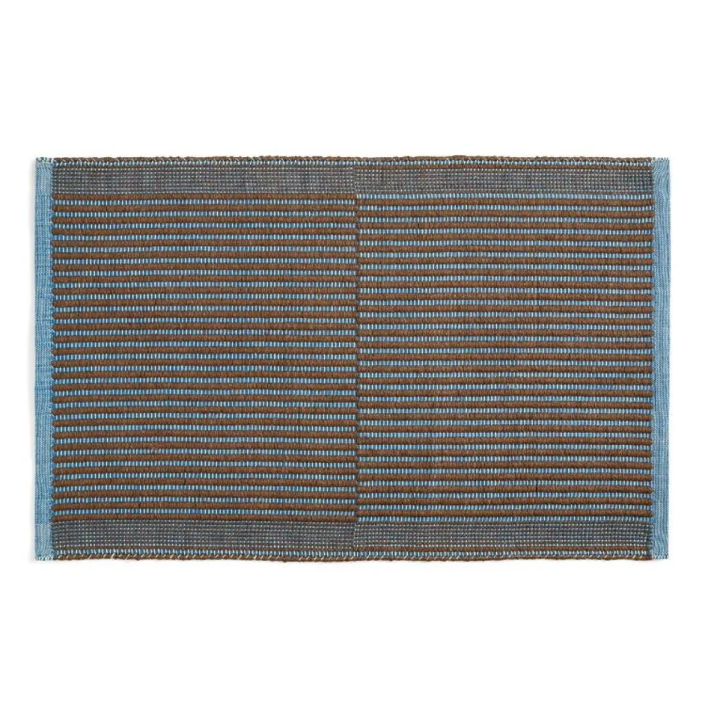 Hay Entré|Tæpper & Måtter>Tapis Mat 60 x 95 Chestnut & Blue