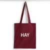 Hay Accessories>Tote Bag Burgundy